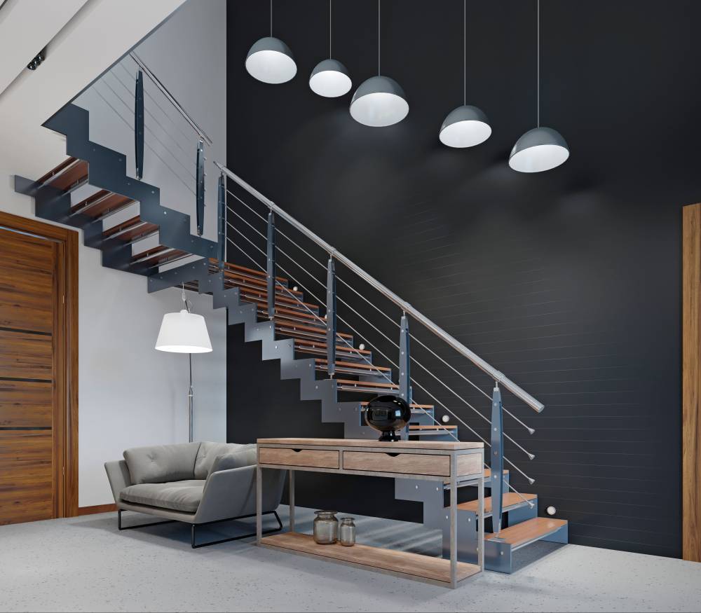 Escalier-revêtement-bois